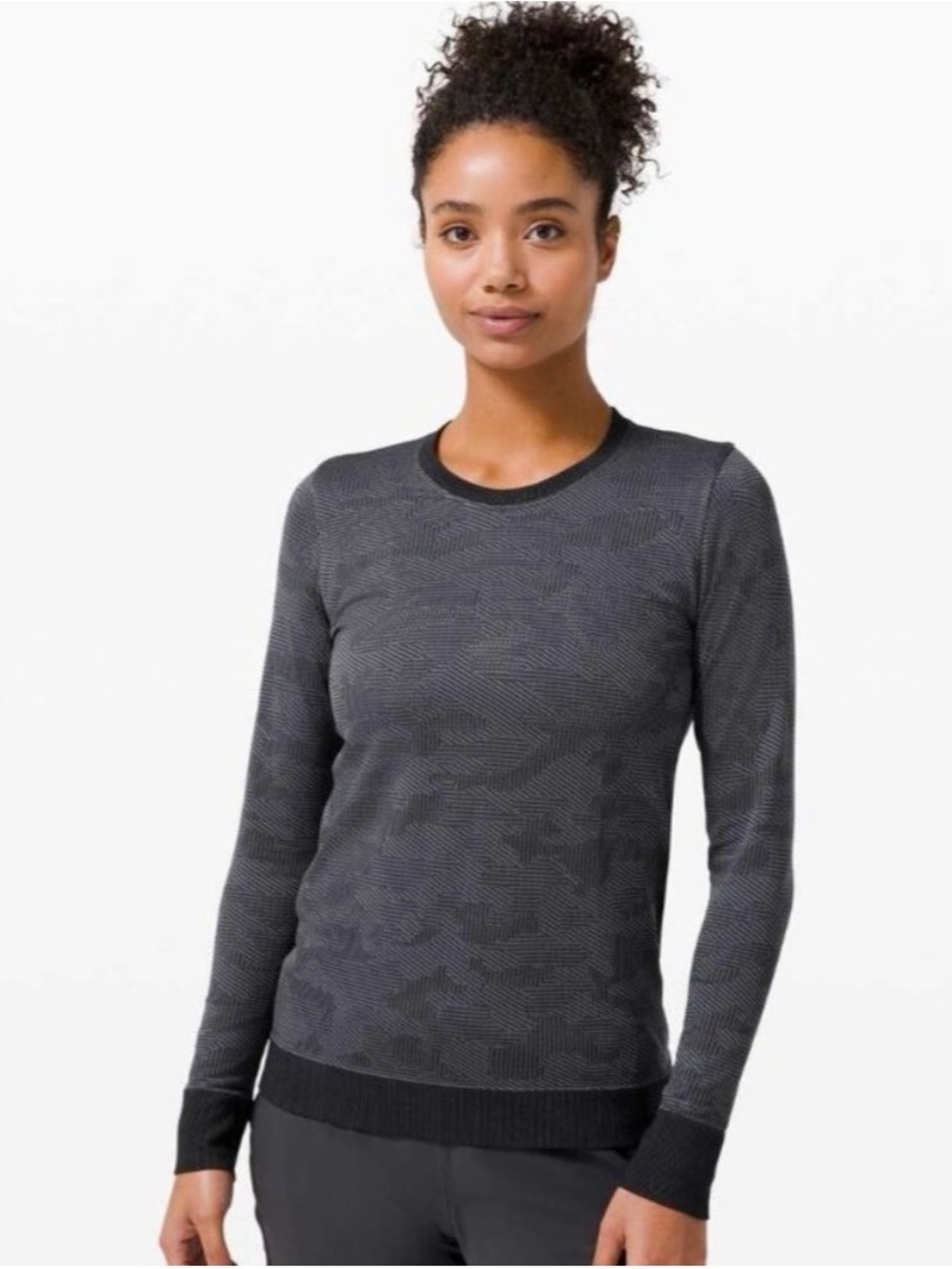 Lululemon swiftly relaxed camo Patterned Long Sleeve Top